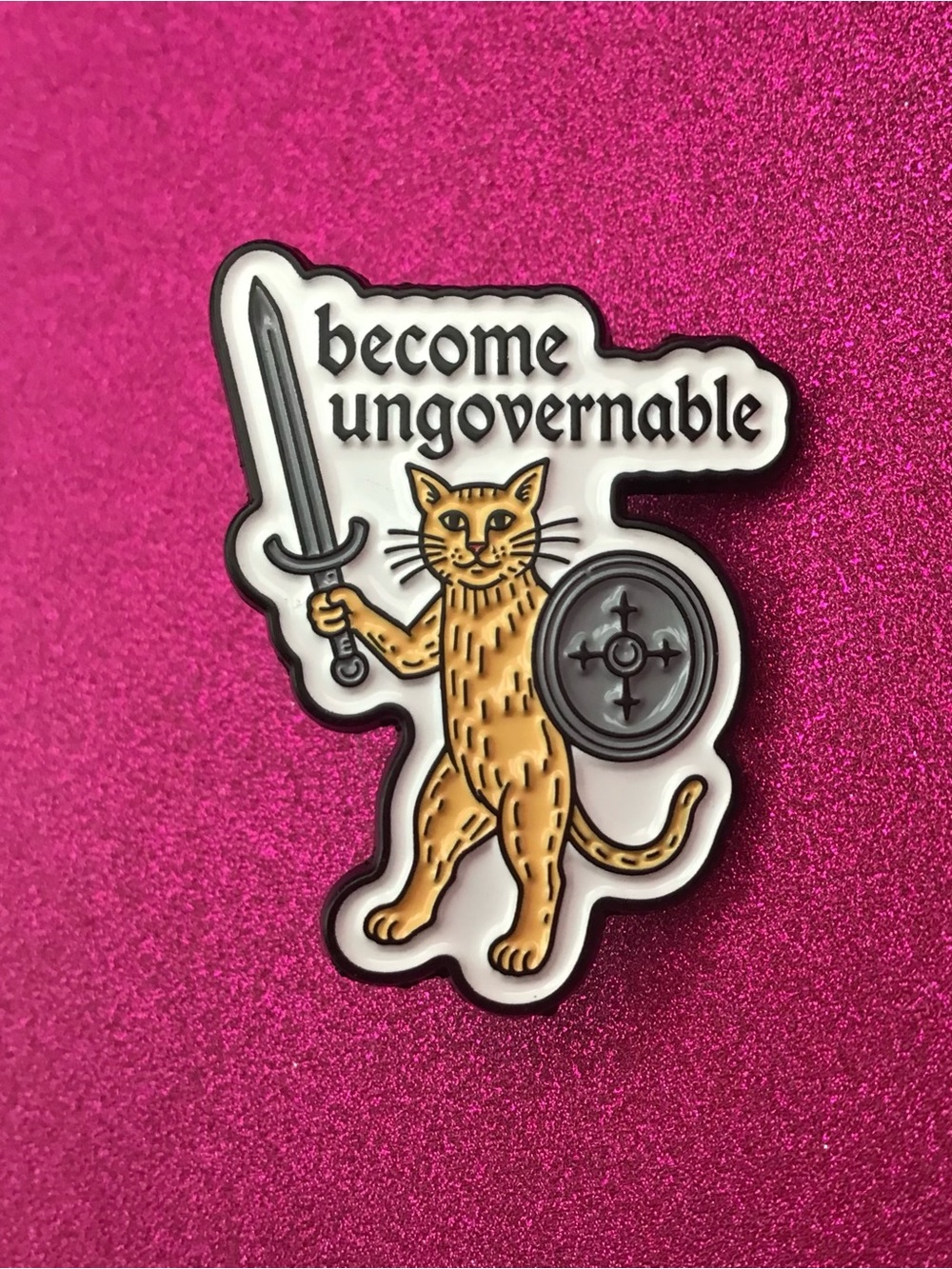 Ungovernable Cat Enamel Pin